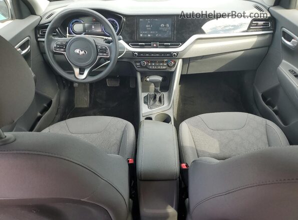 KNDCB3LC9M5487660 2021 KIA NIRO Blue Առջևի վահանակի տեսք
