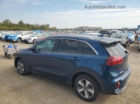 KNDCB3LC9M5487660 2021 KIA NIRO Blue Հետևի ձախ
