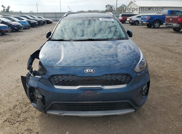 KNDCB3LC9M5487660 2021 KIA NIRO Blue Դիմացի տեսք