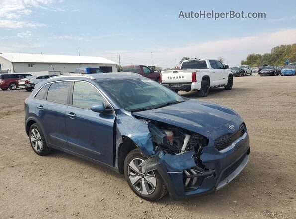 KNDCB3LC9M5487660 2021 KIA NIRO Blue Առջևի աջ