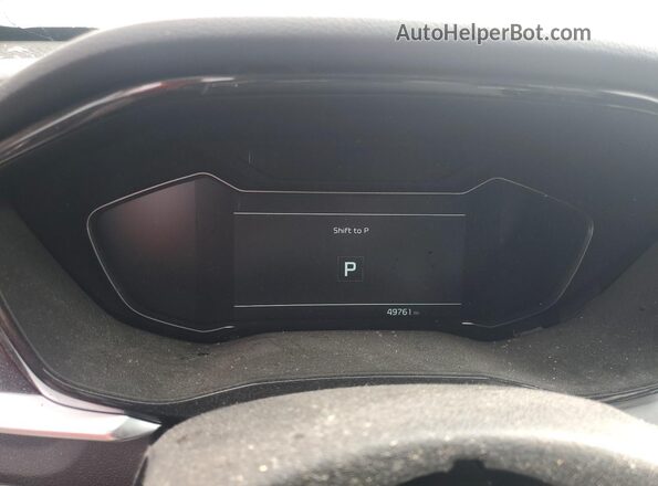 KNDCC3LC2N5546594 2022 KIA NIRO Orange Instrument cluster view