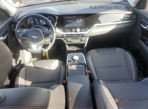 KNDCC3LG0M5098535 2021 KIA NIRO Black წინა პანელის ხედი