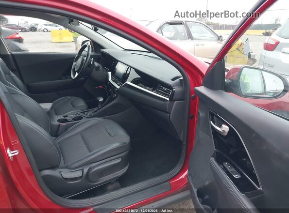 KNDCD3LD7N5511216 2022 KIA NIRO PLUG-IN HYBRID Red Vista interior delantera