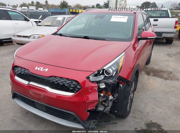 KNDCD3LD7N5511216 2022 KIA NIRO PLUG-IN HYBRID Red Vista frontal