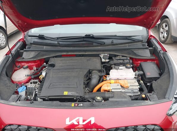 KNDCD3LD7N5511216 2022 KIA NIRO PLUG-IN HYBRID Red Vista trasera
