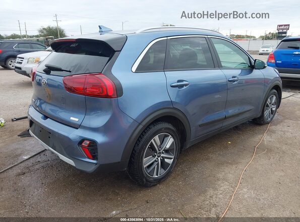 KNDCE3LC3M5483787 2021 KIA NIRO Blue უკანა მარჯვენა