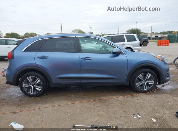 KNDCE3LC3M5483787 2021 KIA NIRO Blue უკანა სალონის ხედი