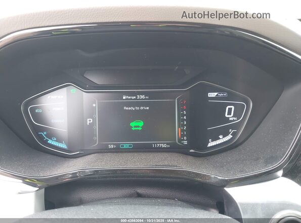 KNDCE3LC3M5483787 2021 KIA NIRO Blue უკანა სავარძლების ხედი
