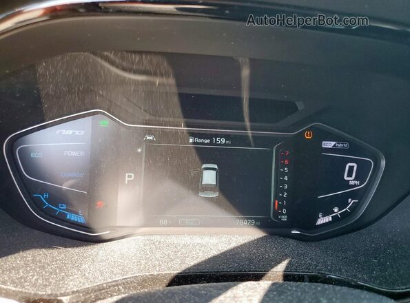 KNDCE3LC7N5495832 2022 KIA NIRO Silver Instrument cluster view