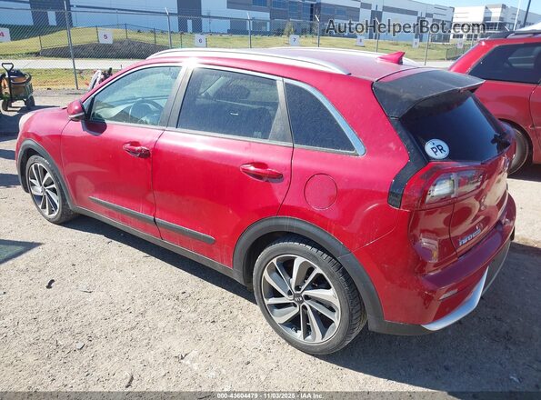 KNDCE3LCXJ5164320 2018 KIA NIRO Red უკანა მარცხენა