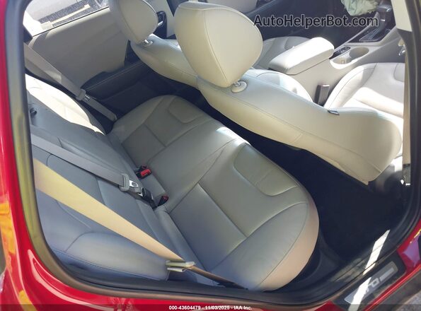 KNDCE3LCXJ5164320 2018 KIA NIRO Red VIN კოდის სტიკერის ხედი