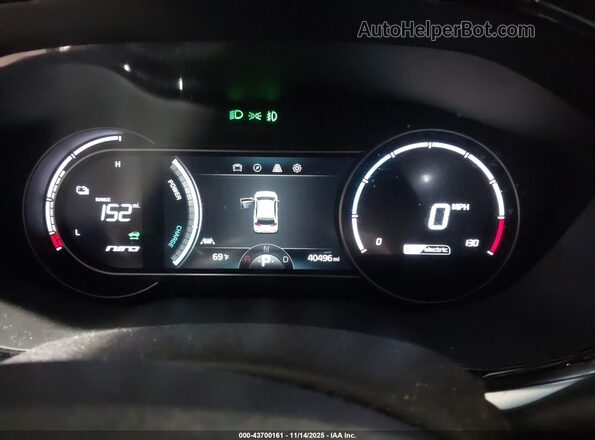 KNDCE3LG2L5074486 2020 KIA NIRO EV Dark Blue Вид задних сидений