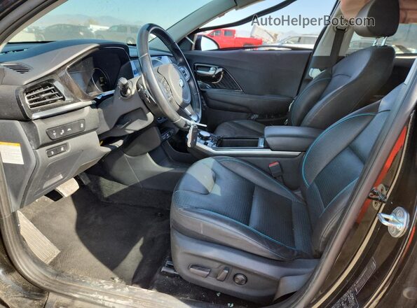 KNDCE3LG2M5099437 2021 KIA NIRO Black Vista interior delantera