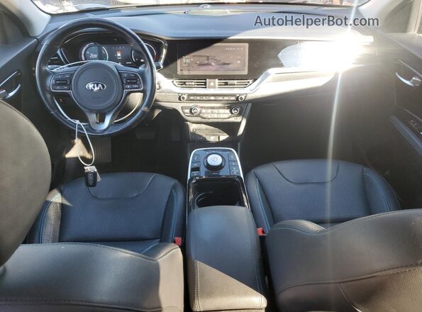 KNDCE3LG3L5055252 2020 KIA NIRO Black Widok deski rozdzielczej