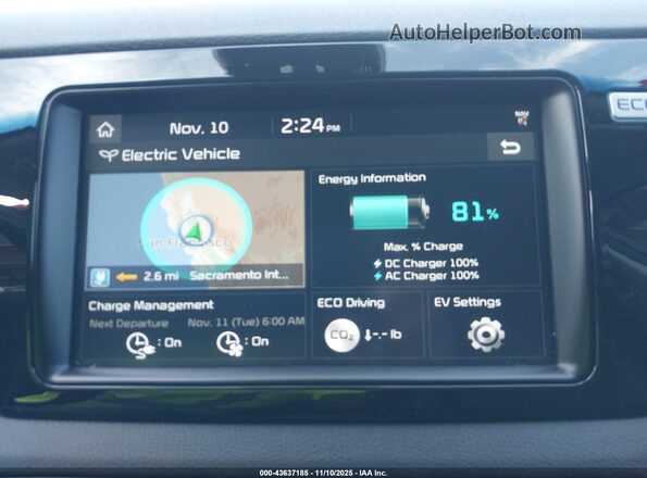 KNDCE3LG4K5019231 2019 KIA NIRO EV Gray 