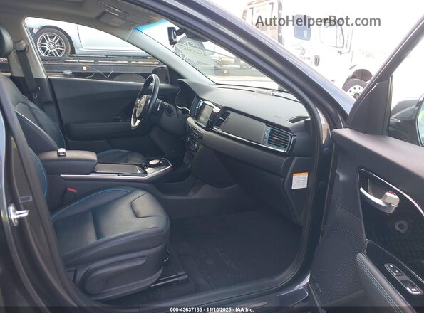 KNDCE3LG4K5019231 2019 KIA NIRO EV Gray Vista interior delantera