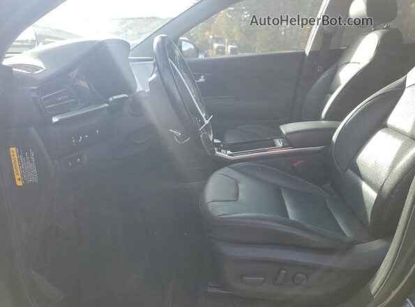 KNDCE3LGXL5055698 2020 KIA NIRO Blue Widok wnętrza z przodu