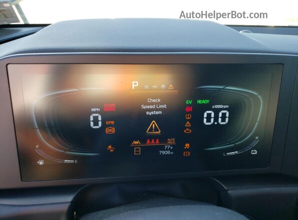 KNDCP3LEXS5272613 2025 KIA NIRO Black Սարքավորումների վահանակի տեսք