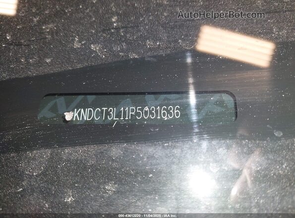 KNDCT3L11P5031636 2023 KIA NIRO EV Orange Вид підкапотного простору