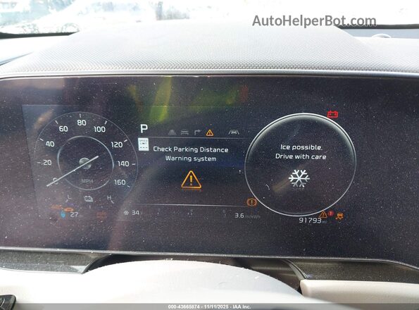 KNDCT3L18P5019998 2023 KIA NIRO EV Белый Вид задних сидений
