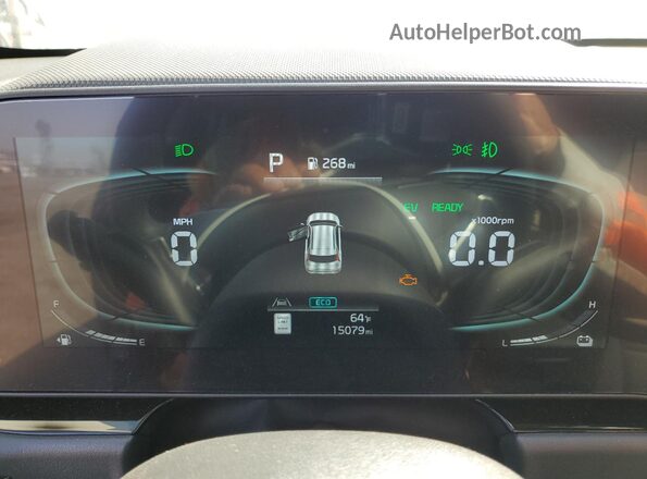 KNDCT3LE6S5218107 2025 KIA NIRO Gray Սարքավորումների վահանակի տեսք