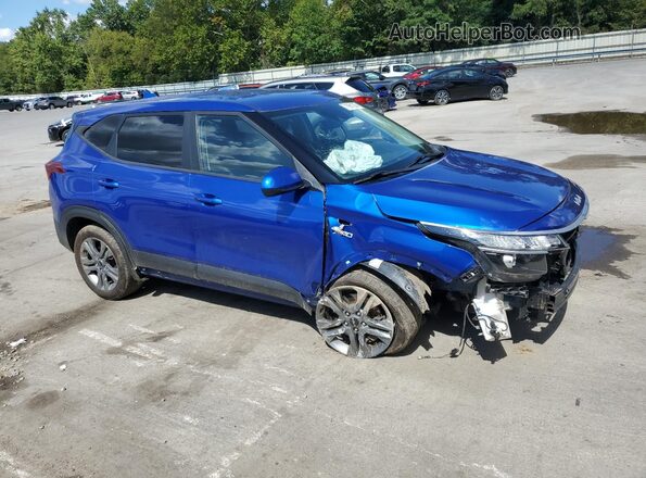 KNDEPCAA2N7238215 2022 KIA SELTOS Blue Delantero derecho