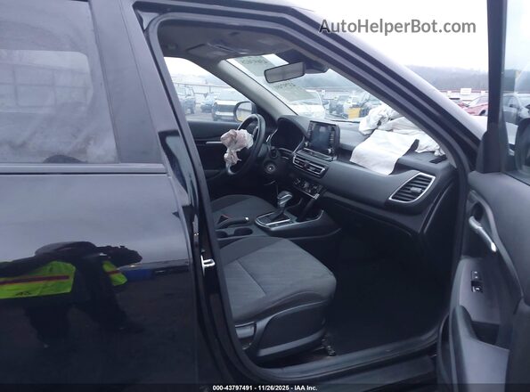 KNDEPCAA2N7315956 2022 KIA SELTOS Black Widok wnętrza z przodu