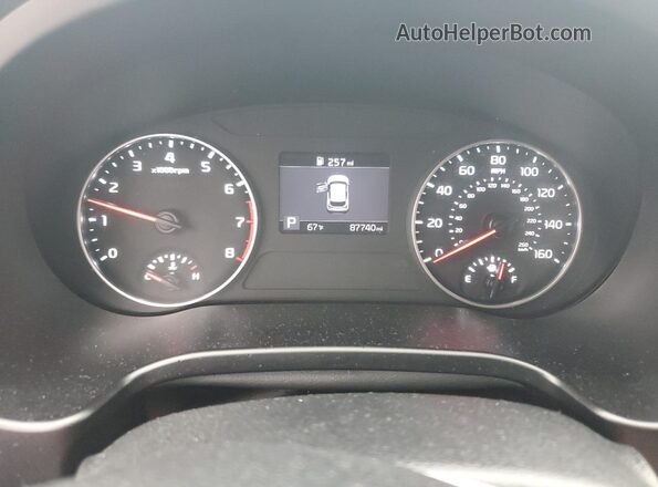 KNDEPCAA7M7124127 2021 KIA SELTOS Gray ხელსაწყოთა პანელის ხედი