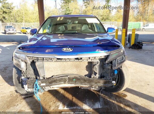 KNDERCAA4M7196932 2021 KIA SELTOS Синий Вид задней части салона
