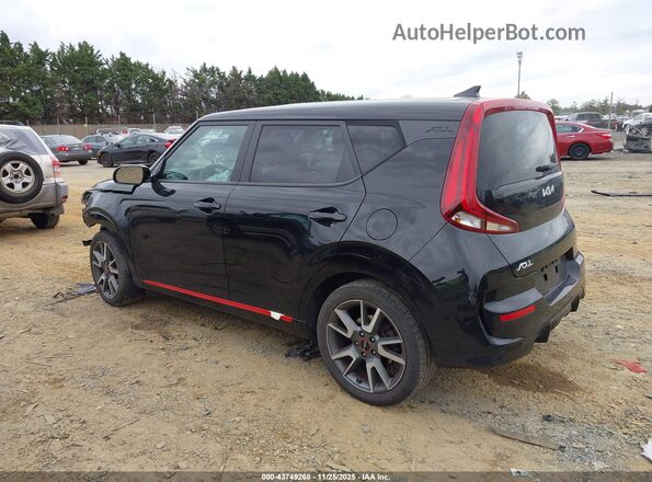 KNDJ53AF3N7182074 2022 KIA SOUL Black Trasero izquierdo