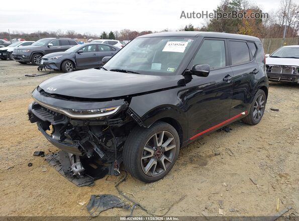 KNDJ53AF3N7182074 2022 KIA SOUL Black Vista tres cuartos delantera izquierda