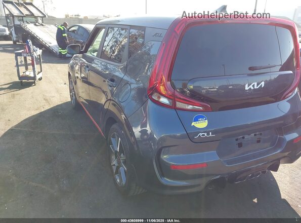 KNDJ53AF8N7832095 2022 KIA SOUL Gray Trasero izquierdo