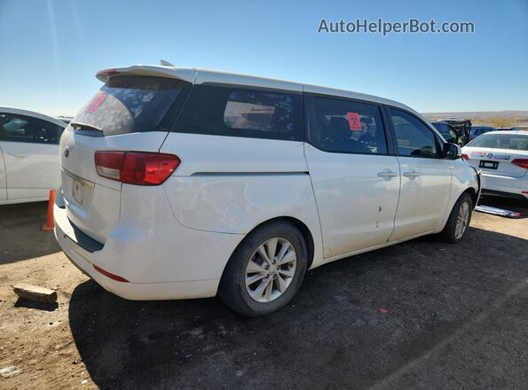 KNDMA5C17G6186689 2016 KIA SEDONA White უკანა მარჯვენა