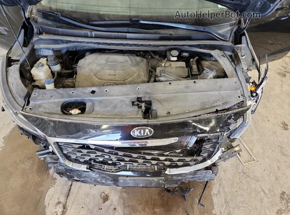 KNDMB5C10K6523466 2019 KIA SEDONA Black Widok komory silnika
