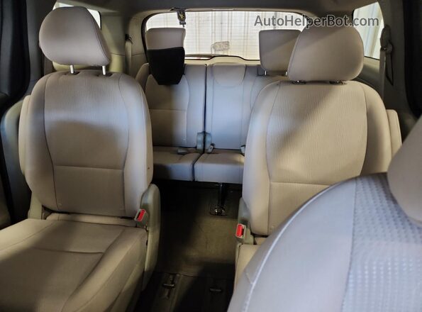 KNDMB5C10K6523466 2019 KIA SEDONA Black Widok tylnych siedzeń