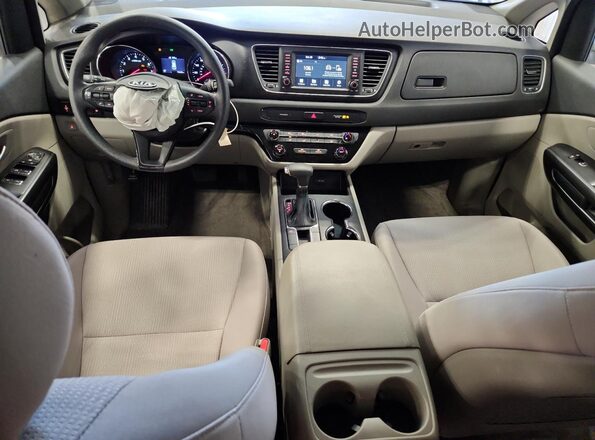 KNDMB5C10K6523466 2019 KIA SEDONA Black Widok deski rozdzielczej