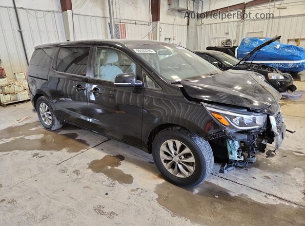 KNDMB5C10K6523466 2019 KIA SEDONA Black Przód prawy