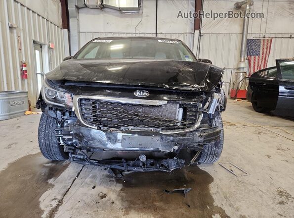 KNDMB5C10K6523466 2019 KIA SEDONA Black Widok z przodu