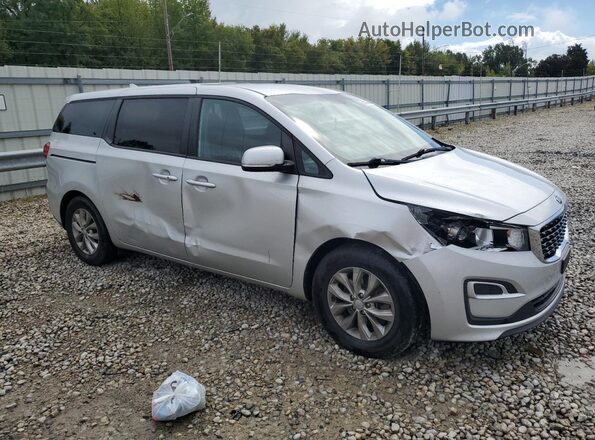 KNDMB5C10K6539327 2019 KIA SEDONA Silver წინა მარჯვენა