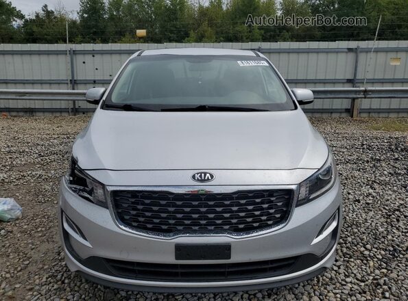 KNDMB5C10K6539327 2019 KIA SEDONA Silver წინა ხედი