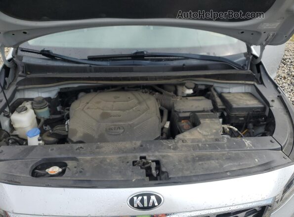 KNDMB5C10K6539327 2019 KIA SEDONA Silver ძრავის განყოფილების ხედი