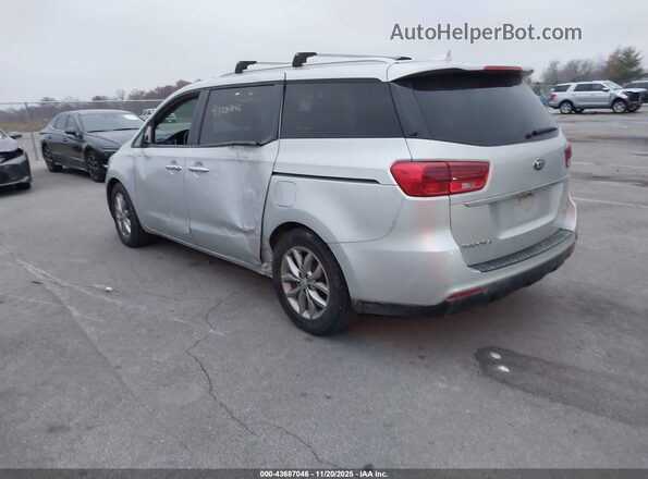 KNDMB5C10L6609104 2020 KIA SEDONA Серебряный Задняя левая четверть