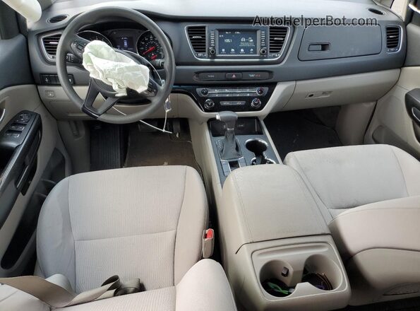 KNDMB5C10M6662080 2021 KIA SEDONA White Dashboard view