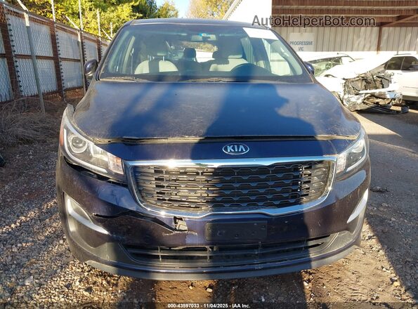 KNDMB5C11L6598100 2020 KIA SEDONA Blue Dashboard view