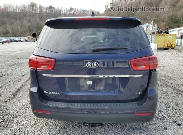 KNDMB5C12L6651015 2020 KIA SEDONA Синий Вид сзади
