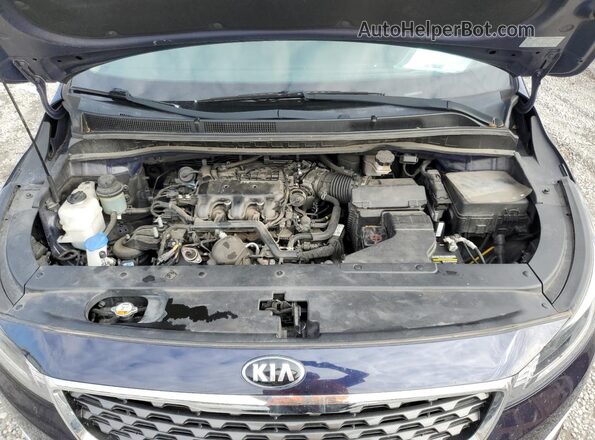 KNDMB5C12L6651015 2020 KIA SEDONA Синий Вид подкапотного пространства