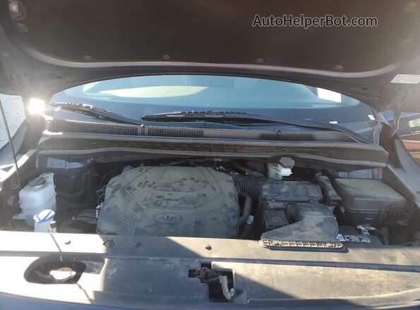 KNDMB5C12M6665028 2021 KIA SEDONA Blue ძრავის განყოფილების ხედი