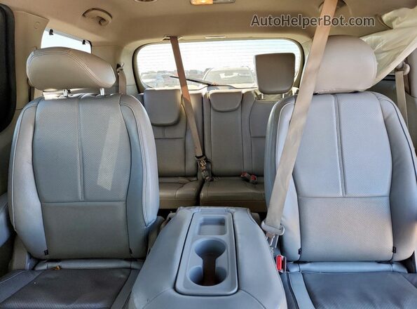 KNDMB5C13G6194592 2016 KIA SEDONA Коричневый Вид задних сидений