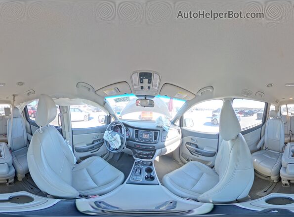 KNDMB5C13G6194592 2016 KIA SEDONA Коричневый Панорамный вид салона 360°
