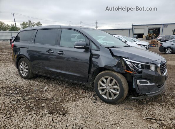 KNDMB5C13M6668956 2021 KIA SEDONA Black წინა მარჯვენა
